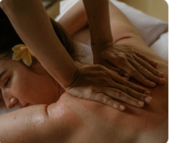 Massage close-up